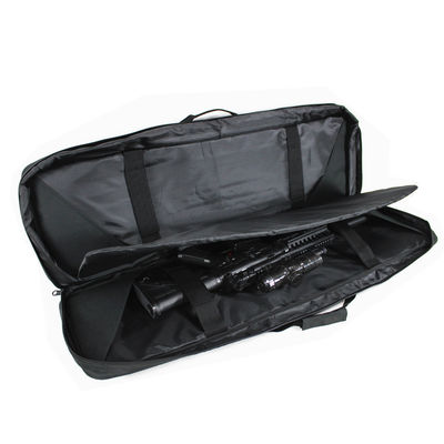 600D Polyester Tactical Gun Bag Custom Black 42 Double Rifle Bag