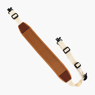 Anti Slip Padded Rifle Sling Brown ISO 9001 Two Point Rifle Sling