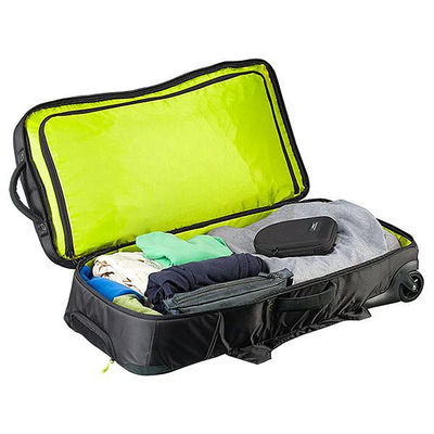 125L Wheeled Luggage Bag Large Capacity Rolling Duffel Bag 600D Polyester