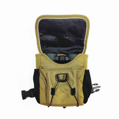 Tan Color Adjustable Binocular Harness Case 500D Cordura Chest Bino Pack