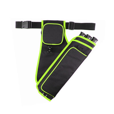 Lightweight Archery Hip Quivers Polyester With Accessories Pocket And Belt