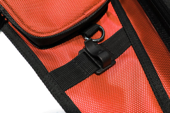 OEM Nylon Archery Side Quiver Red Adjustable With 3 Arrow Tube Cases