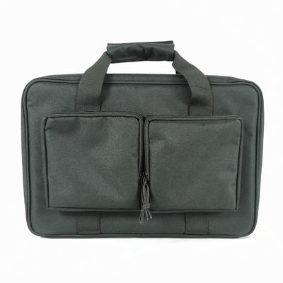 600D Nylon Range Gun Bag Handgun Duffle 2 Pistol Bag With Lockable Zipper