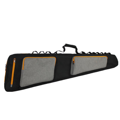 Foldable Rifle Case 600D Black Grey Waterproof Soft Gun Case