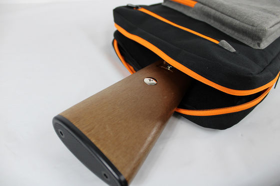 Foldable Rifle Case 600D Black Grey Waterproof Soft Gun Case