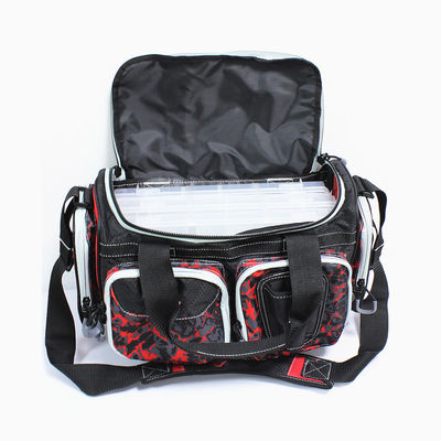 OEM Durable Fishing Tackle Bags 600D Polyester Waterproof Tackle Bag