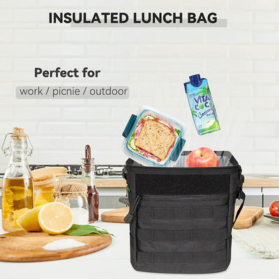 Customized Tactical Lunch Bag Leak Proof Lunch PEVA Linings Kit Tote Bag