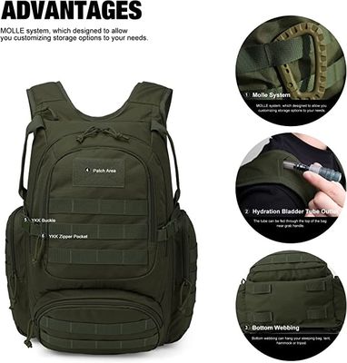 25L military molle backpack