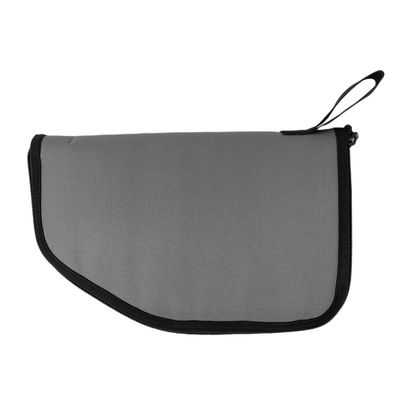 12 Inch Nylon Pistol Rug With Mag Pocket - Grey