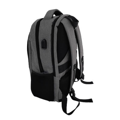 Water Resistant 15.6'' USB Laptop Backpack W/ Anti Theft Pocket