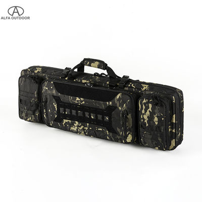 Alfa Camo Tactical Rifle Gun Bag With Backpack Strap For Outdoor Use