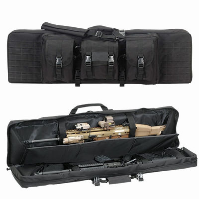 Tactical Gun Bag-Double Rifle Case With Padded Pockets & Thick Padding