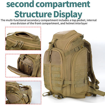 Outdoor 45l Nylon Hunting Pack Camouflage Molle Tactical Backpack Waterproof