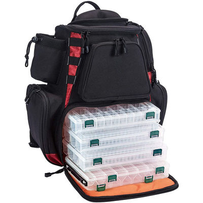 Waterproof Large Fishing Tackle Backpack With 4 Trays