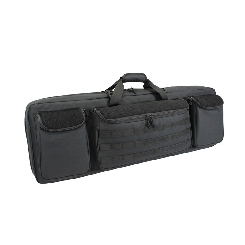 Double Tactical Gun Bag Lockable Zipper For Outdoor Hunting Shooting