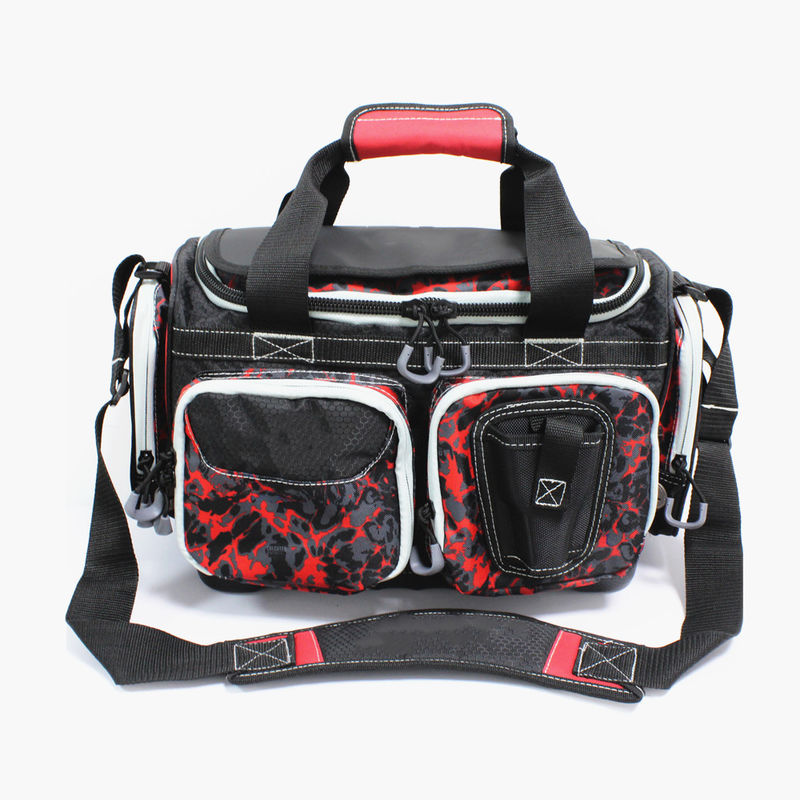 OEM Durable Fishing Tackle Bags 600D Polyester Waterproof Tackle Bag