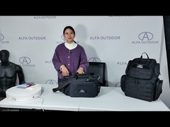 Saco de alinhamento de nylon da arma da pistola do saco durável da arma da escala com múltiplo dos entalhes do compartimento